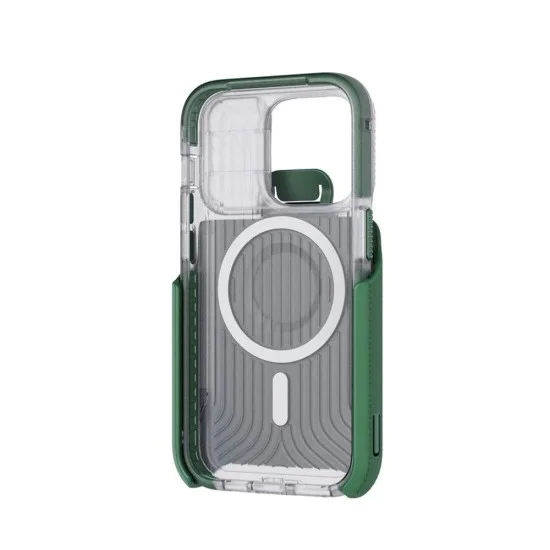 Cover Iphone 14 Pro Evomax Magsafe W/Holster Tech21 (Frosted Green)